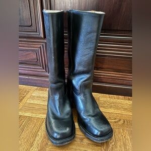 Sendra Black Heeled Boots